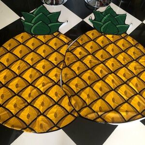 Two huge Big Mouth Giant Pineapple Beach Towels SET